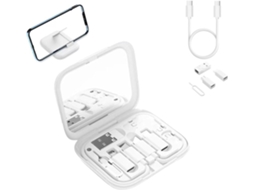 Estojo Para Cabos 9 Em 1, Adaptador Usb, Estojo Para Carregamento Múltiplo