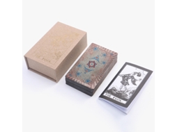 Tarô Rider-waite Da Nova Era - Conjunto De 78 Cartas Oráculo Cáqui, 12 X 7 Cm