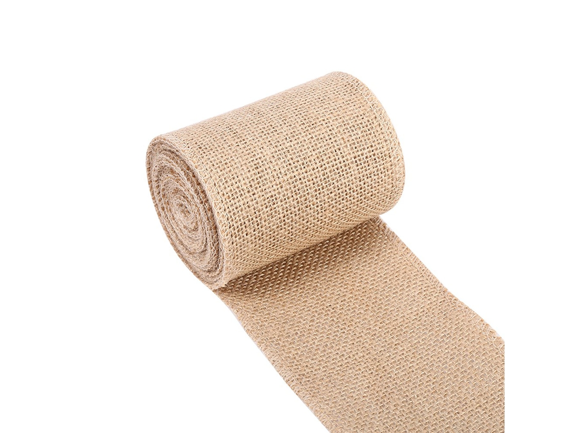 Listra De Juta Hessian Natureza Rustic Runner De Mesa Para Artesanato Cadeira Casa Festa De Casamento 10x500cm