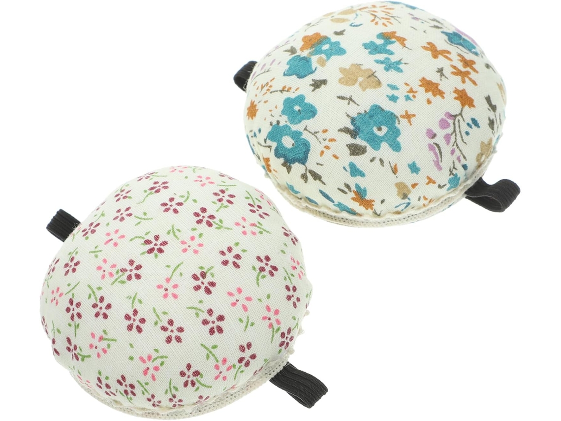 Almofadas De Pulso Florais (2 Peças)
