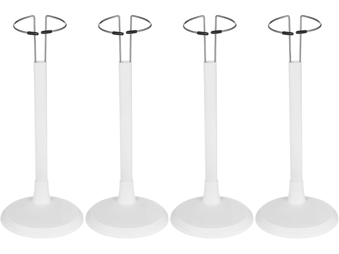 Conjunto De 4 Suportes Para Bonecas Homoyoyo Com Base Extensível 25cm, Ajustável De 14a 20cm, Suporte De Exibição Para