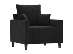 Sofa Chair, Sofa Chairs Vidaxl Preto Veludo (n/a)