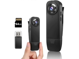 2025 Mais Recente Modelo Mini Câmera Corporal 1080p Câmera Policial com Cartão de Memória, TAISHENGDA
