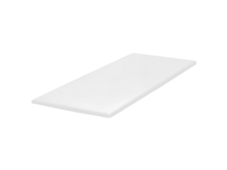 Protetor Para Cama Beliani Restful De Espuma De Poliuretano Blanco 90x200x3.5