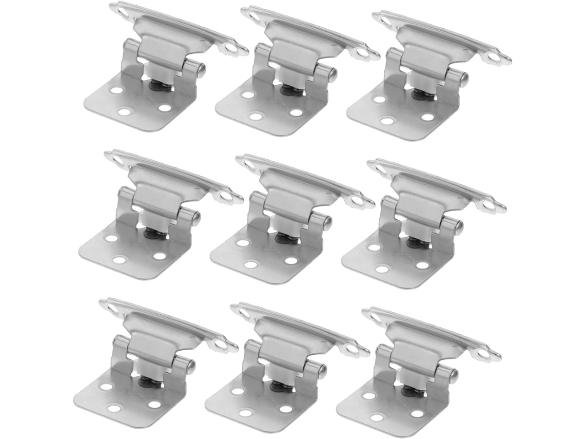 Conjunto De 10 Dobradiças Metálicas Para Portas Armários Com Função