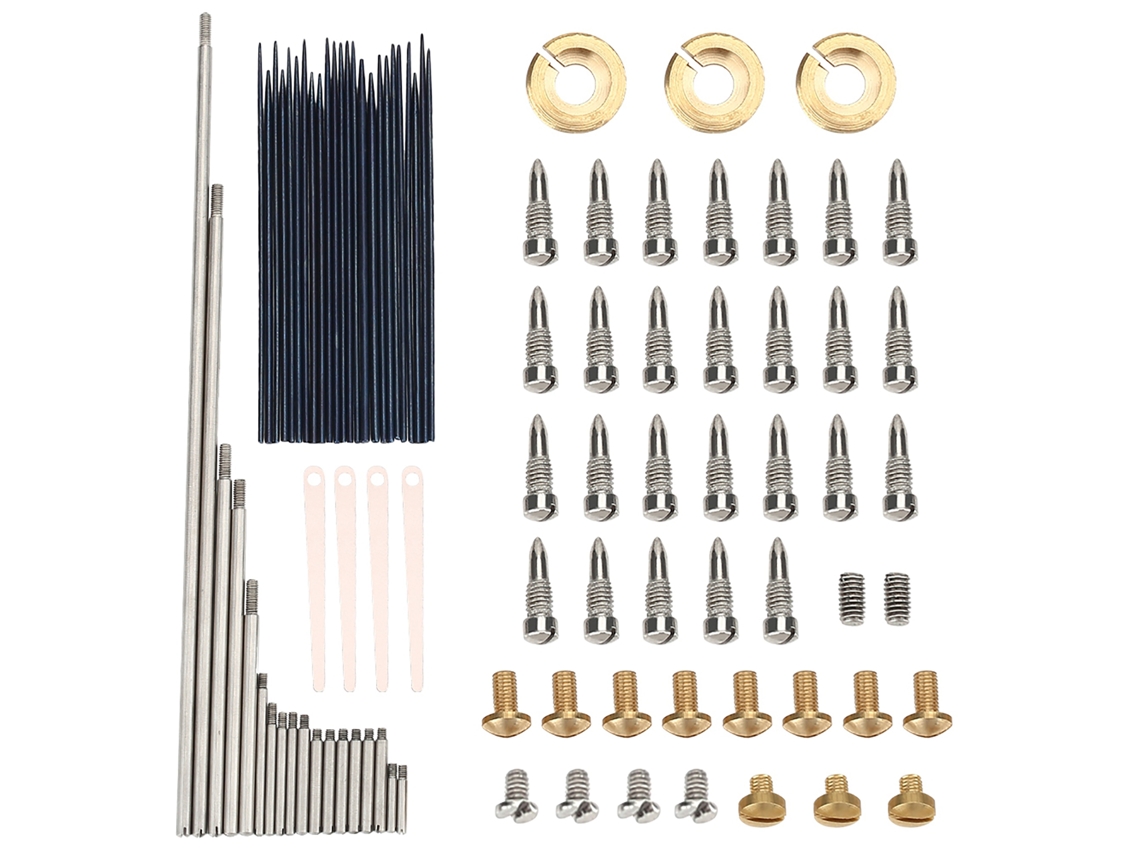 Kit de Reparo e Manutenção para Saxofone Alto, Conjunto de Peças e Acessórios para Instrumentos de Sopro AQUAFORGE