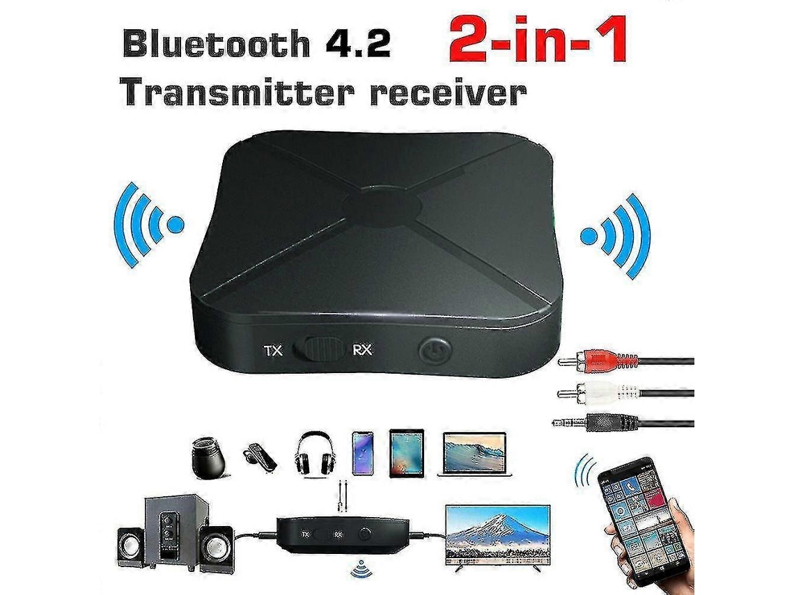 Transmissor E Receptor Bluetooth, Adaptador 2 Em 1, Conversor De Áudio Sem Fio.