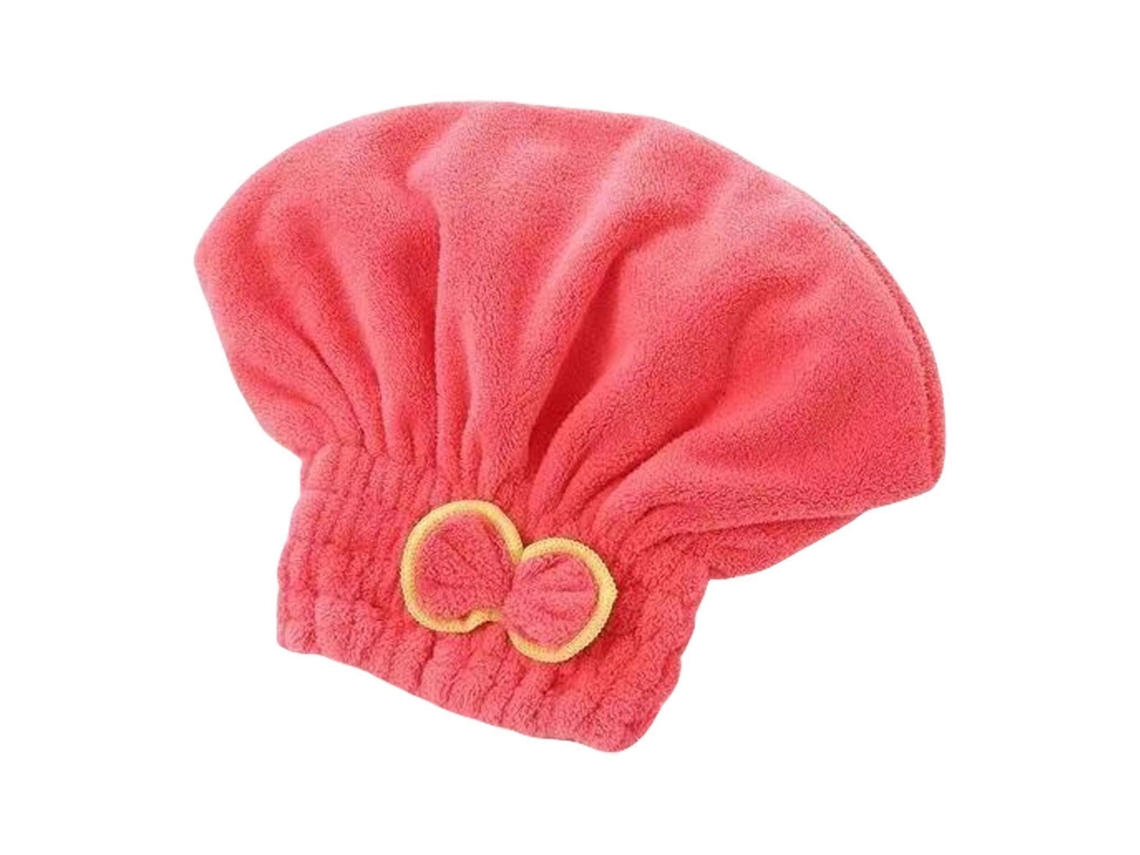 Toalha De Veludo Coral Superabsorvente Com Laço, Secagem Rápida, Ideal Para Cabelos Molhados, Acessório De Banho Amarelo. PENGDSJE