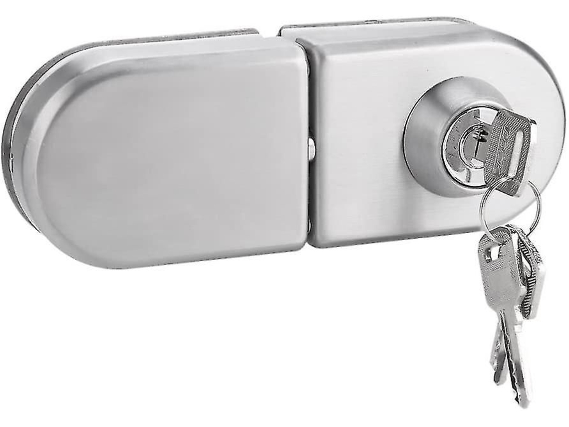 Fechadura De Segurança Antirroubo Para Porta Vidro, 10~12mm, Em Aço Inoxidável, Com Chave Liga/desliga, Uso Casa, Hotel, Escritório E Banhei
