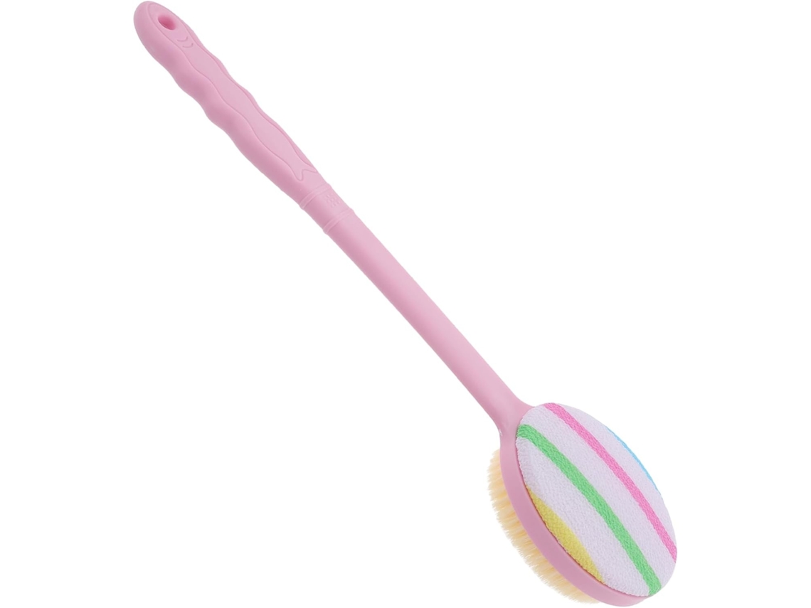Lurelia Escova Para Costas De Cuidado Corporal, Cabo Longo, Massagem Suave E Cor Rosa, Uso Diário Confortável