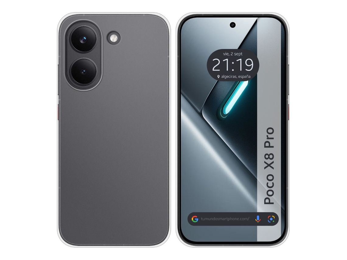 Capa Tumundosmartphone Transparente De Silicone Tpu Para Xiaomi Poco X8 Pro 5g