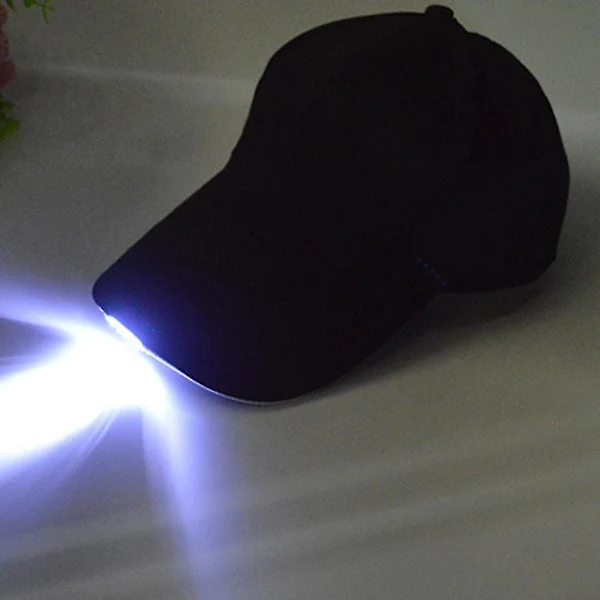 Boné Unissex com Lanterna Embutida e Potente Luz Led BRILVIBERA