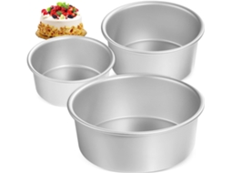 Conjunto de 3 bolas de boliche redondas de alumínio