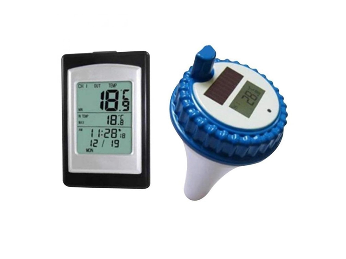 Thermomètre À Eau de Piscine Sans Fil, Étanche, À Énergie Solaire, Nage, Spa, Étang, Baignoire, SFUSHOS