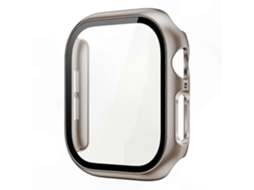 Estojo Protetor Para Pc De 46 Mm Com Vidro Temperado Para Modelos Compatíveis Com Smartwatch