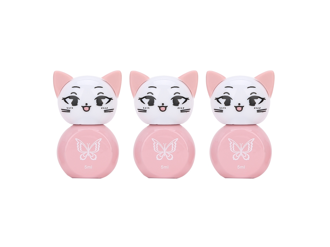 Conjunto de 3 batons matte suaves e hidratantes para lábios, maquiagem cosmética.