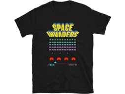 Mod.2 Arcade Space Invaders Videogame Retro Vintage 80s Aliens Console Jogos Retro Camiseta Material Da Moda Ly Ebike