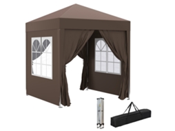Tenda de jardim DECORALAR TECH com paredes laterais e transporte (2x2 m)