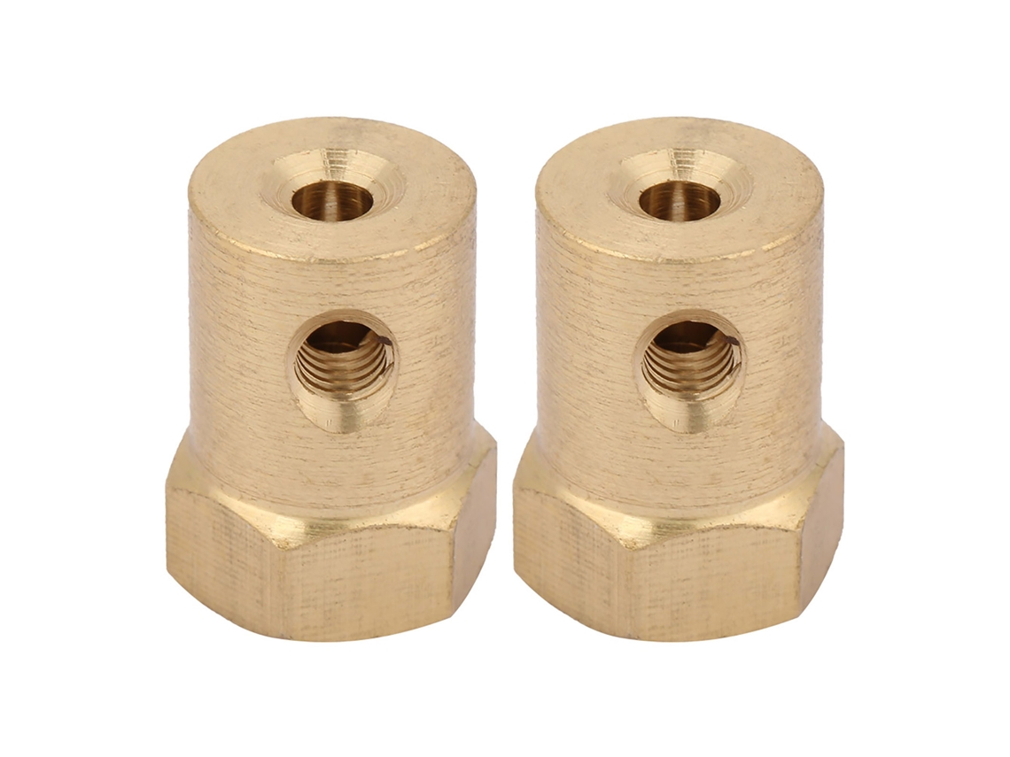 Laxiscreed Conector De Motor Com Eixo Hexagonal Estendido Para Eixos De 3.17mm