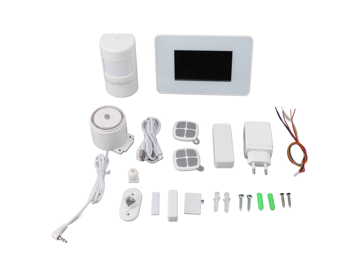 Sistema De Alarme Gsm Laxiscreed Sem Fios 2g/4g Para Proteção Contra Roubo Inteligente