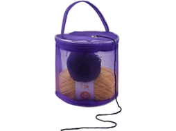 Bolsa de Armazenamento Nova Line para Lã, Malha Transparente, Porta Agulhas, S | S/MARCA