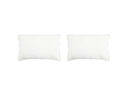 Vidaxl Almofada 2 Unid. 40 X 60 Cm Fibra De Bambu Branco