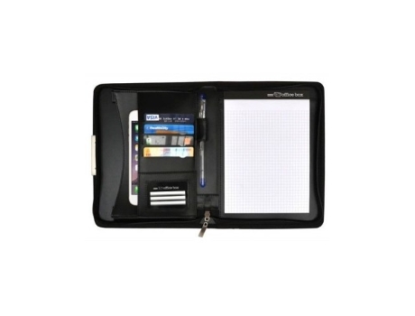 Livro Portafolio Dynamic A5 Con Cierre De Cremallera Negro De Desconocido (espanhol)