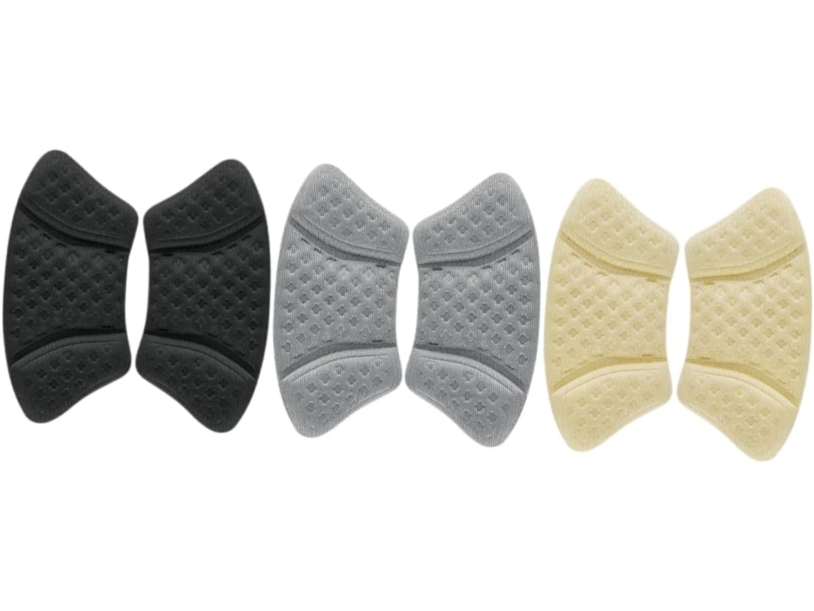 Protetores De Calcanhar Ipetboom, Confortáveis E Resistentes Ao Desgaste, Em Espuma Adesiva Flexível, Pacote Com 3 Pares