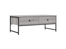 Mesa de Centro Derivados Madeira Cinzento Sonoma MAISON EXCLUSIVE (101x49x39,5 cm)