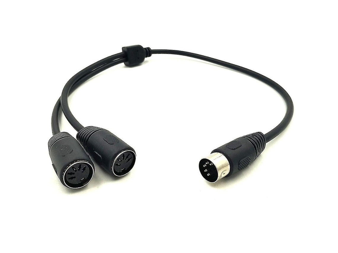 Lurelia Cabo Divisor Midi Din 5 Pinos, Adaptador Y Para Teclados, Pianos E Sintetizadores, Guitarra E Baixo