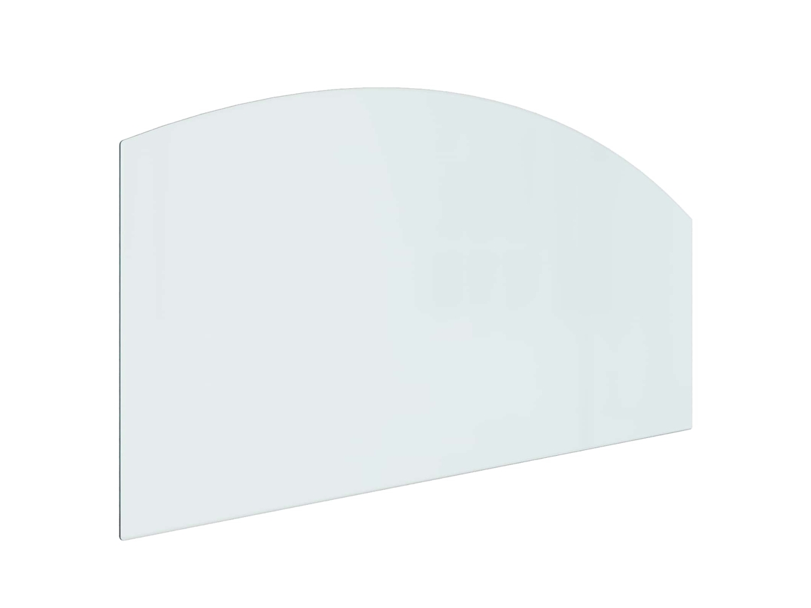 Maison Exclusive - Placa De Vidro Para Lareira Transparente 120 X 60 Cm Vidro