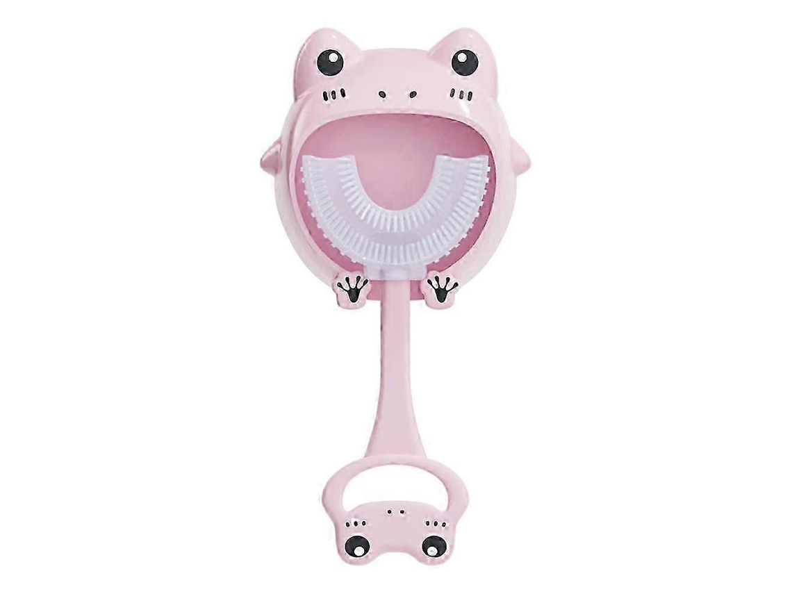 Escova de Dentes Infantil em Formato U, Modelo 2025, para Bebês 2 a 12 Anos, com Cerdas Macias e Boca Silicone. Id Eal Limpeza Esc GOKOCO