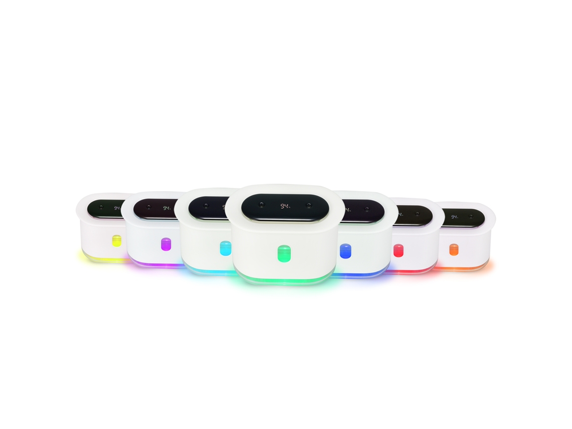 Umidificador de Mesa 1000ml com Luz Noturna LED e Display Digital para Casa e Escritório