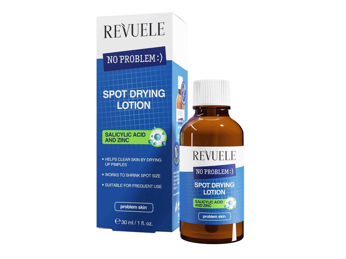 Loção de Tratamento REVUELE No Problem Salicylic Acid and Zinc (30 ml)