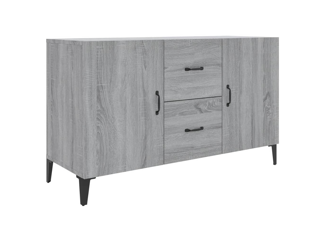 Sideboard, Sideboards Vidaxl Cinzeto Madeira Processada (n/a)