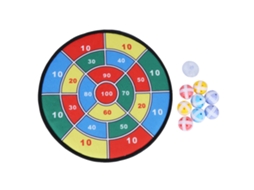 Rebe-tablero De Dardos Com Ventosas Para Crianças Brinquedo Leve Durável De Flanela Esportes Interior Exterior Lançar Bolas Desenhos Animados
