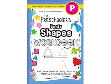 Livro Preschoolers Basic Shapes Workbook de Lauren Dick (Inglês)