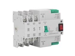 Laxiscreed Interruptor De Transferência Automática Para Duas Fontes De Energia, Controlo 3p, Montagem Em Rail Din