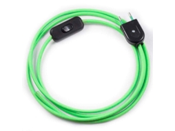 Cabo Têxtil Com Interruptor E Tomada 2X075mm 2M LEDBOX