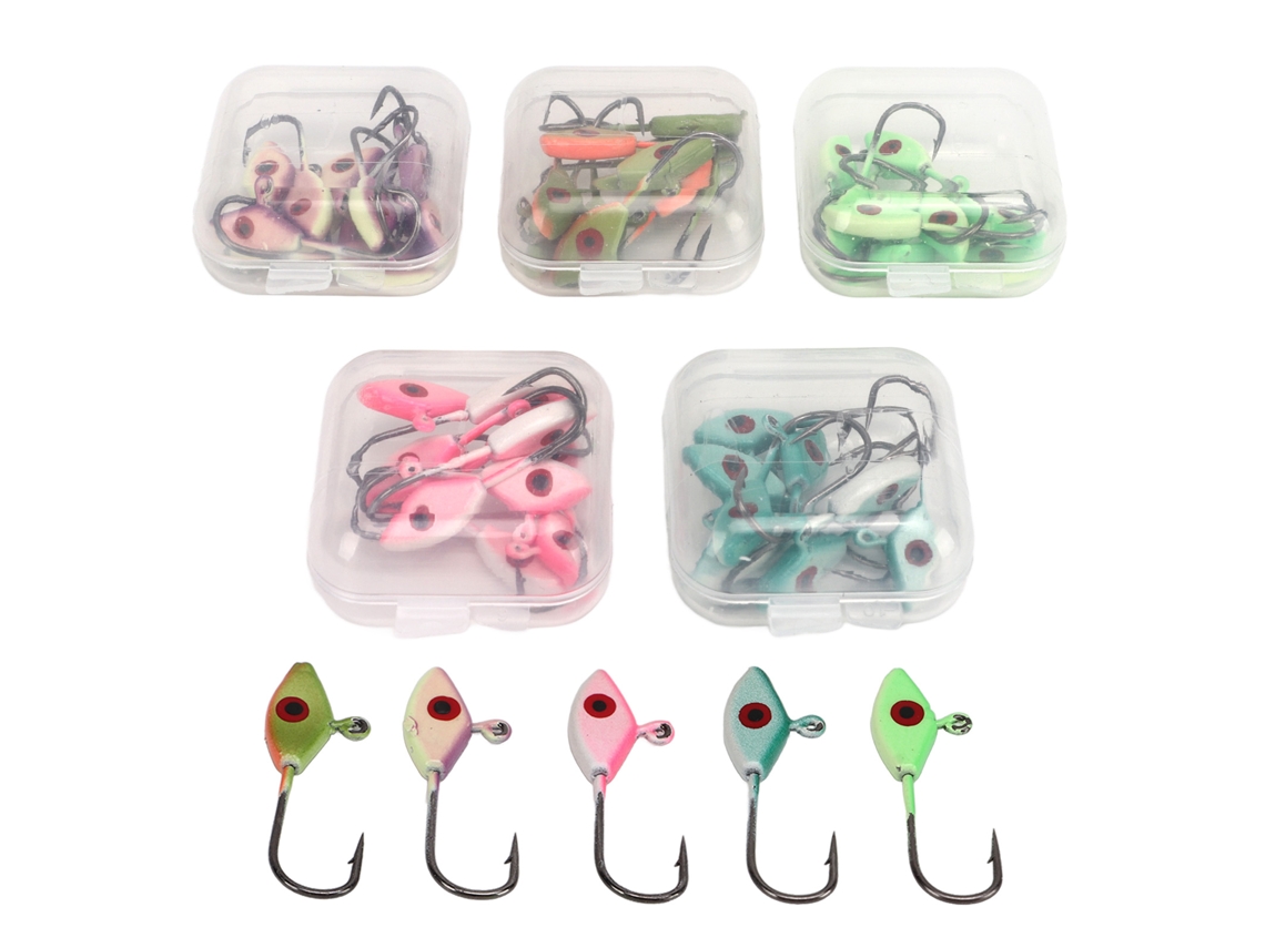 Kit de Iscas para Pesca no Gelo 50pcs