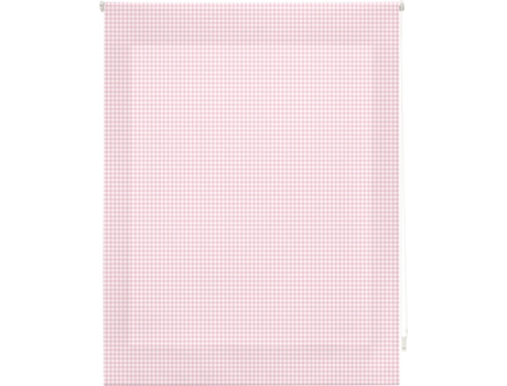 Estore de Rolo HAPPYSTOR Vichy Impressão Digital Gostar Rosa 80x250 cm