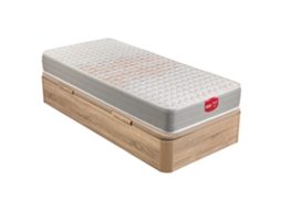 Pack PIKOLIN Sommier Natural + Colchão Espuma Apple + 2 Almofadas Grátis (90 x 190 - 49 Cm de Altura)