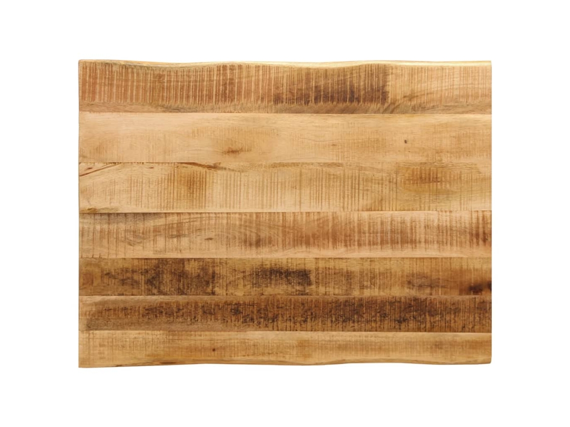 Vidaxl Tampo De Mesa C/ Borda Viva 70x60x2,5cm Mangueira Áspera Maciça