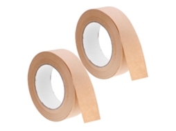 Rolos De Fita Adesiva Para Artesanato, 36 Mm De Largura, Fita De Papel Kraft Ativada Por Água Para Emoldurar E Selar,