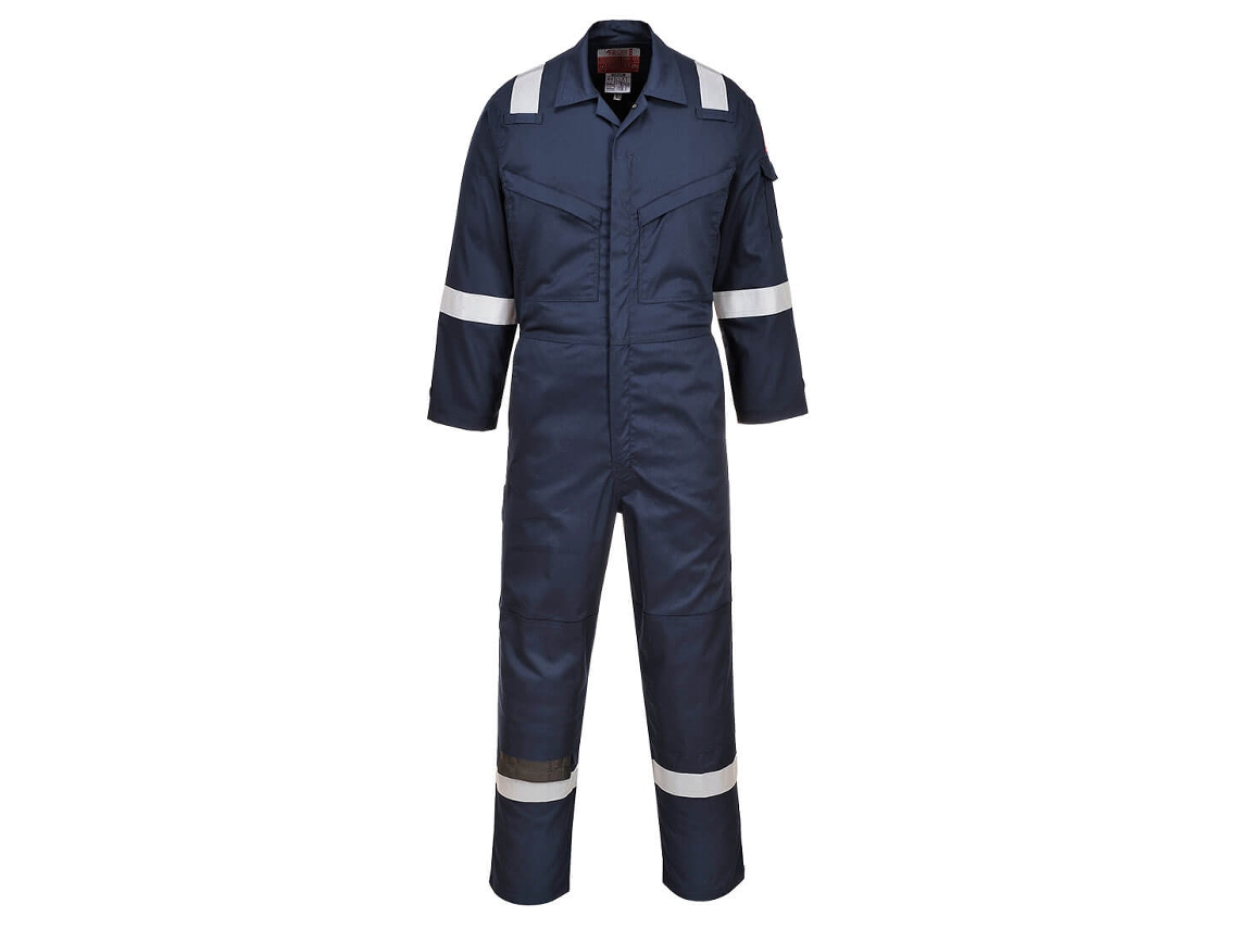 Macacão Resistente A Chamas E Repelente De Insetos / Azul Marinho / M Portwest