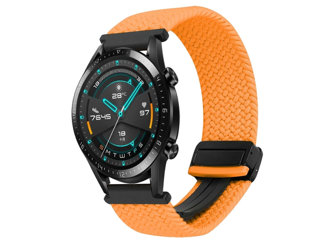 Pulseira Trançada Com Fecho Magnético Para Huawei Watch Gt 2 42mm 20mm