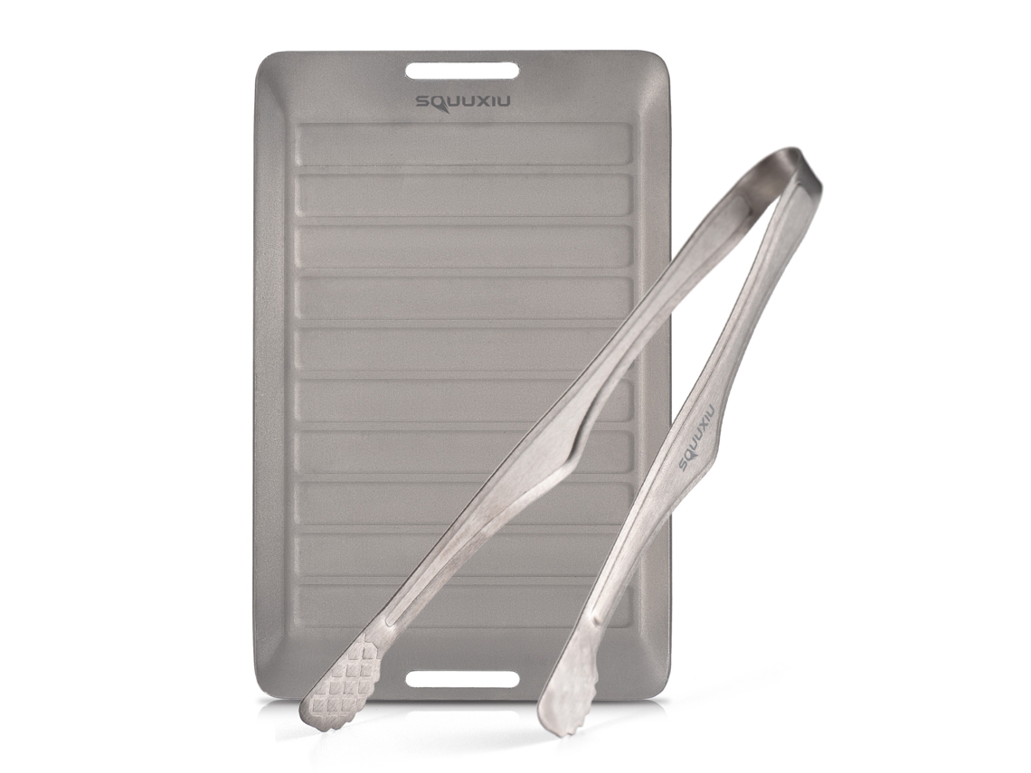 Conjunto Churrasco Portátil Antiaderente 1 Pessoa