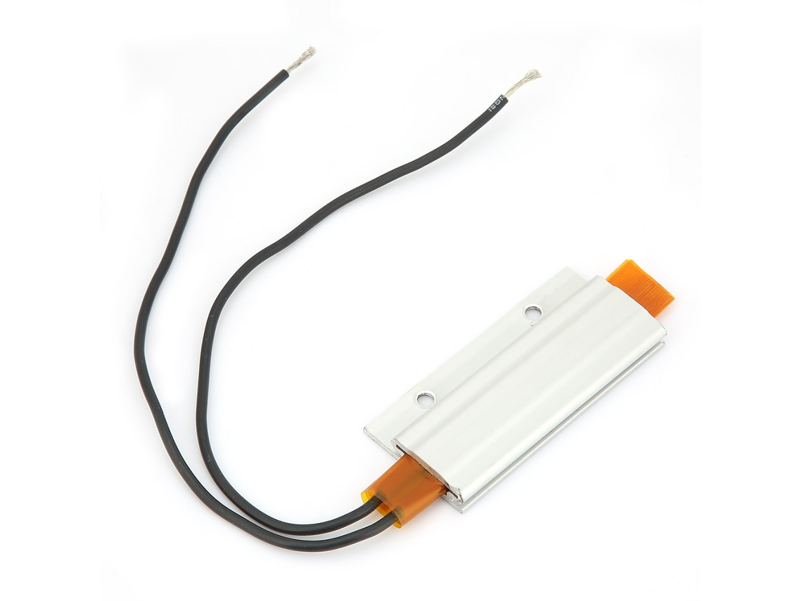 Resistor De Aquecimento Ptc Com Placa Em Alumínio, Termostático, 24v/60℃ (60*28*7mm)