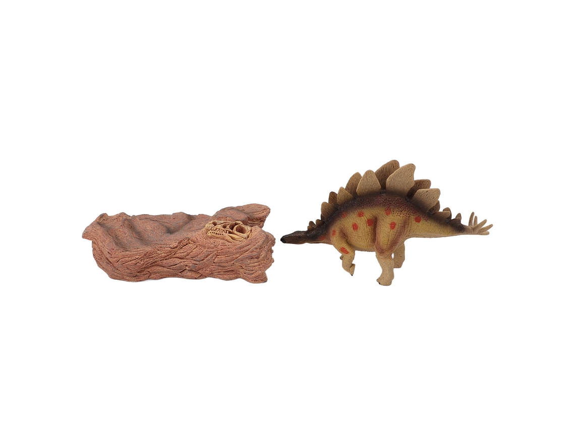 Rebe-modelo De Dinossauro Com Base Paisagística Figura Realista Brinquedo Educativo Para Crianças Ornamento De Escritório