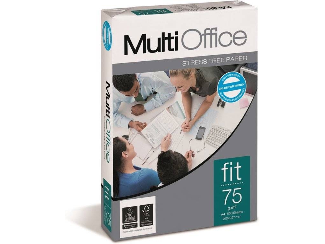 PAPEL A4 MULTIOFFICE 75 G/500H STANDARD